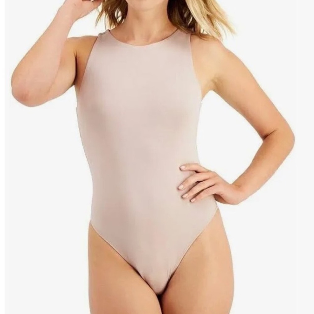 NWOT Alfani High Neck Lined Sleeveless Body Suit